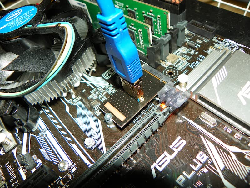 Thsion NGFF M.2 to USB Adapter M.2 to PCI-e Converter Connector Add Motherboard GPU, 2-Pack