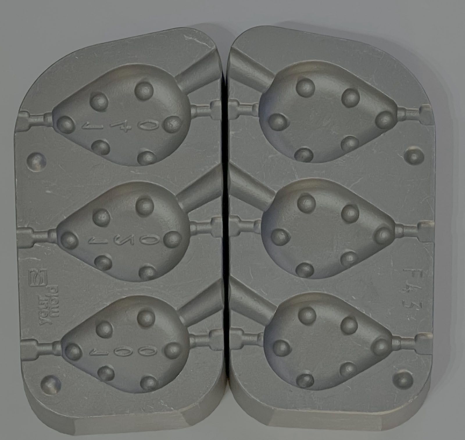 Grip Plat Pêche Poids Moule 100-120-140g 2 en 1 pour pêche à la carpe, mer, pêche à la ligne