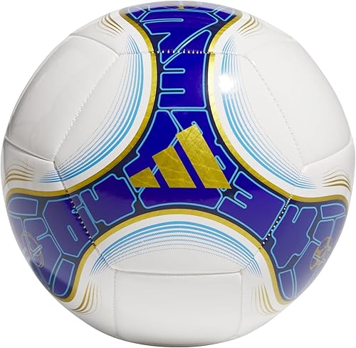 Adidas Pelota Messi Club unisex para adultos, color blancotinta misteriosaazul lúcidoazul afortunado, 5