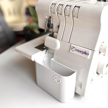 Overlok Makinesi At k Kutusu   Singer 14SH654, 14SH754, 14HD854, HD0405S, S010L Modelleriyle Uyumlu    plik ve Kuma  Art klar   in 3D Yaz c   retimi  p Kutusu, Beyaz, Medium [Enerji S n f  A]