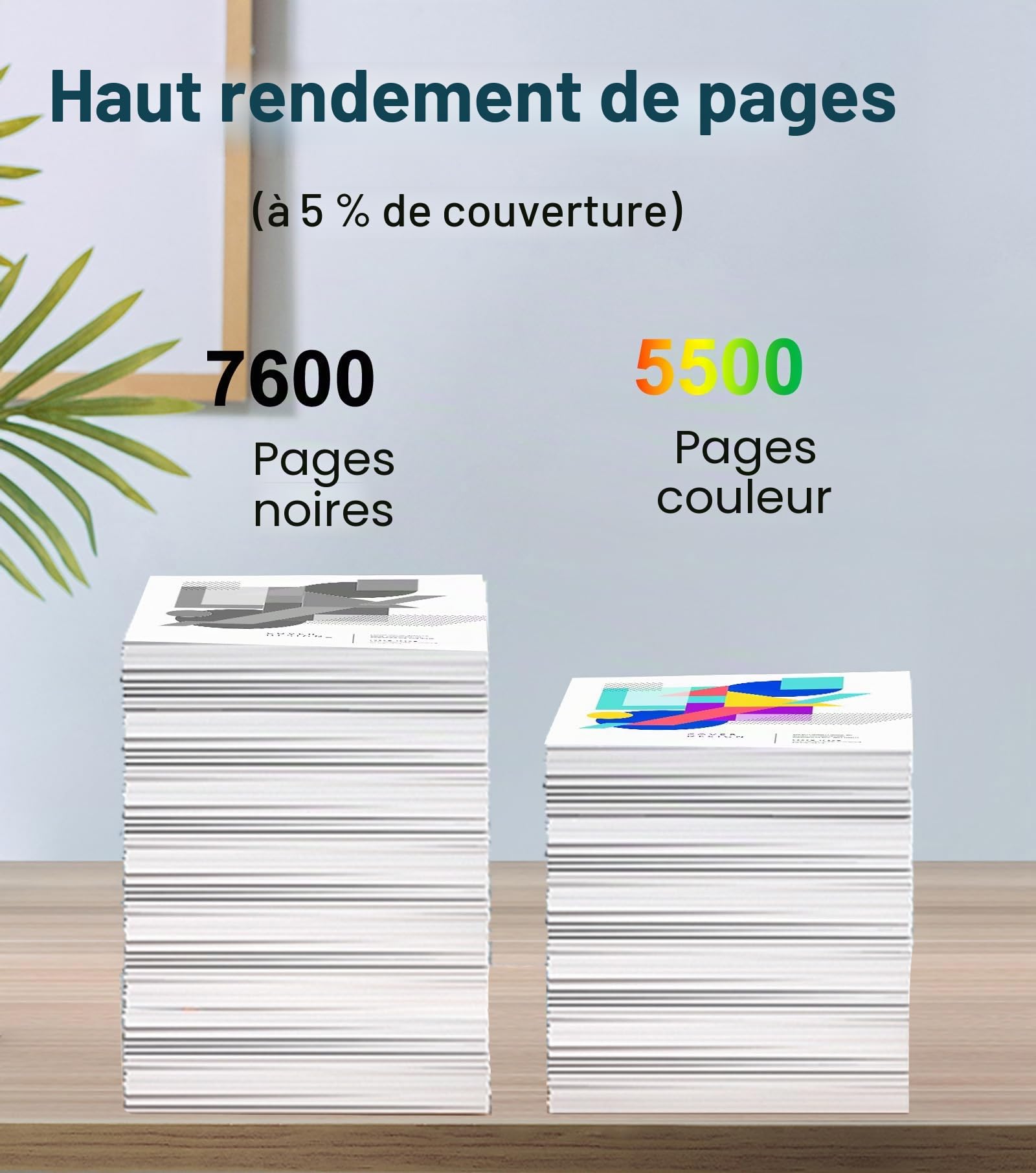 069H CRG-069H CRG069H Cartouche de Toner Compatible Haute Capacité (BK:7600 CMY:5500 Pages) pour Imprimante Laser Canon i-SENSYS MF752 MF752Cdw MF754 MF754Cdw LBP673 LBP673Cdw (4pk-BK/C/M/Y)