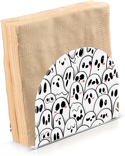 Miniatura 9 de Qilmy Servilletero de calabaza de pavo de Acción de Gracias para mesas, servilleteros para cocina, servilleteros de mesa, servilleteros de cóctel,