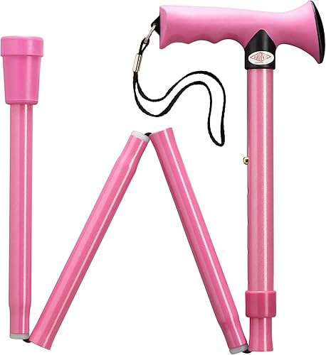 Miniatura 1 de Overmold - Bastón plegable ergonómico (rosa claro)