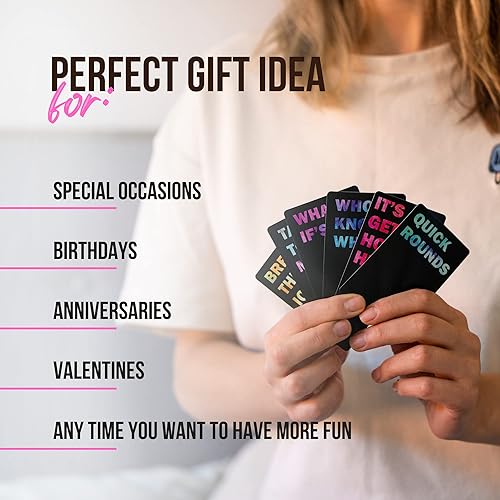 Miniatura 5 de Divertidos juegos de cartas para parejas para romper la rutina y mejorar tu relación 120 tarjetas con preguntas conversaciones y juegos regalos del