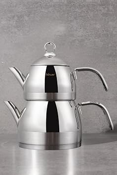 Hisar Orion Steel Teapot Set
