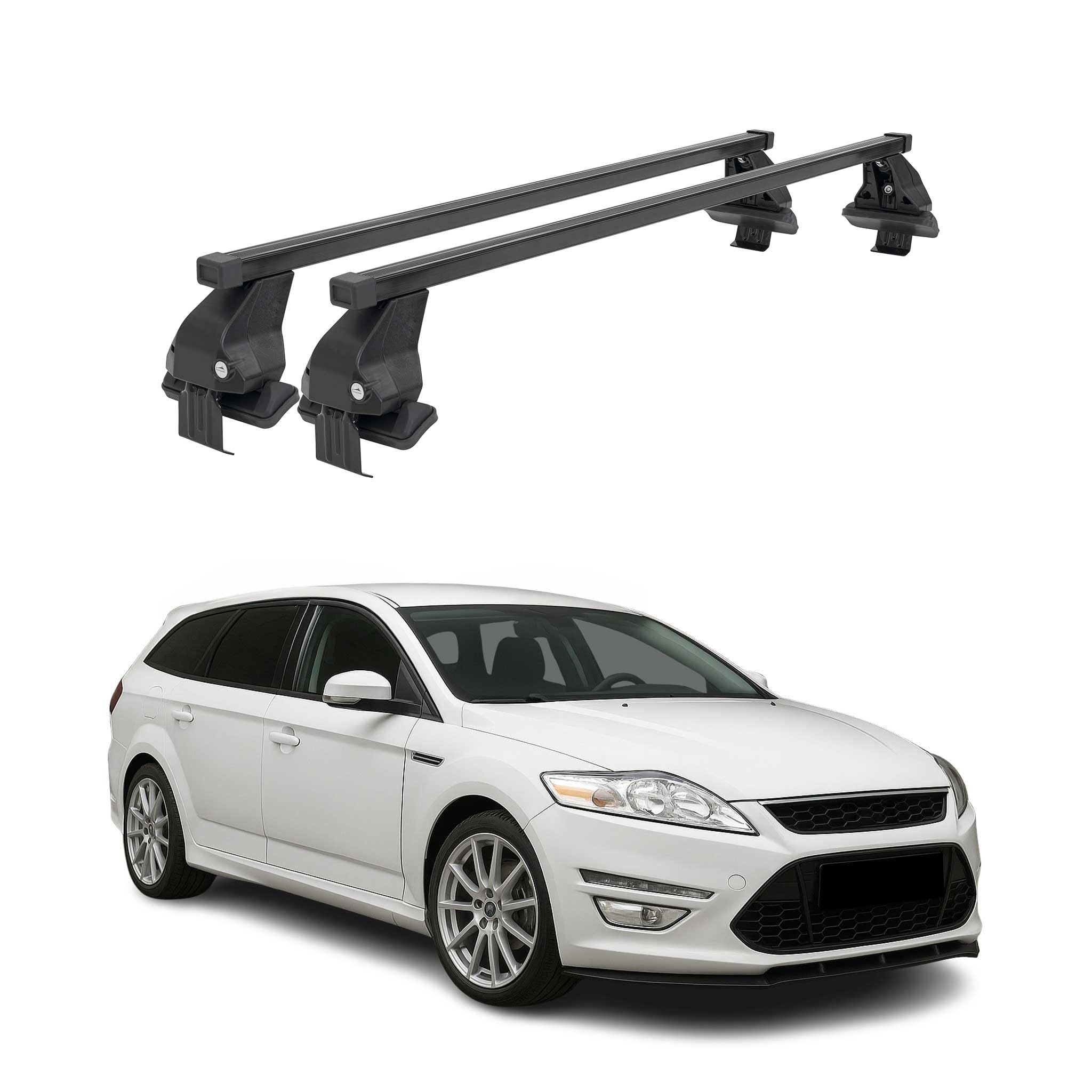 OMAC Dachträger Grundträger Universal Teleskopisch Alu Silber 80-110cm ABE