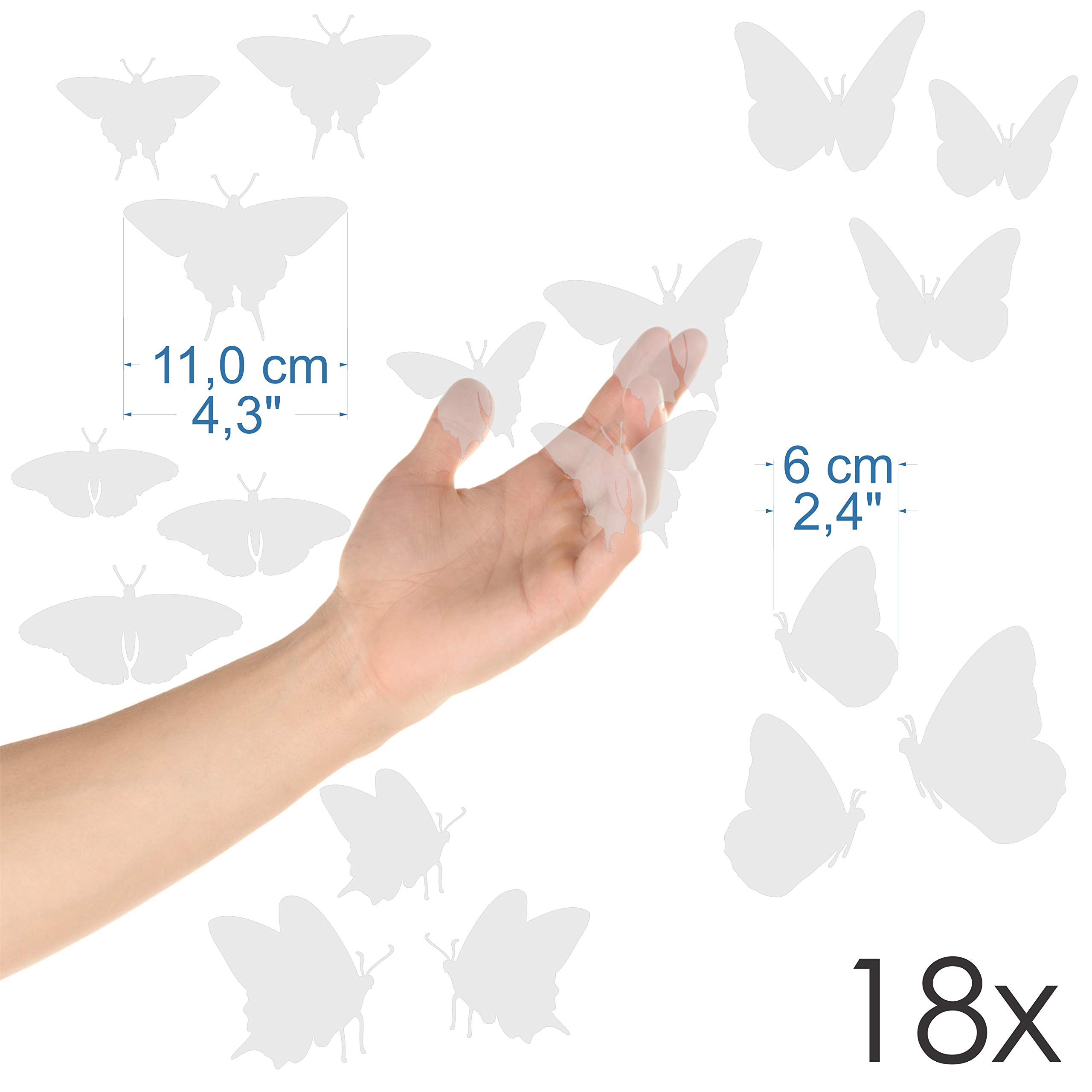 imaggge.com, Window Protection Stickers, Anti-Collision Decals to Prevent People and Bird Strikes on Window Glass - Image 2