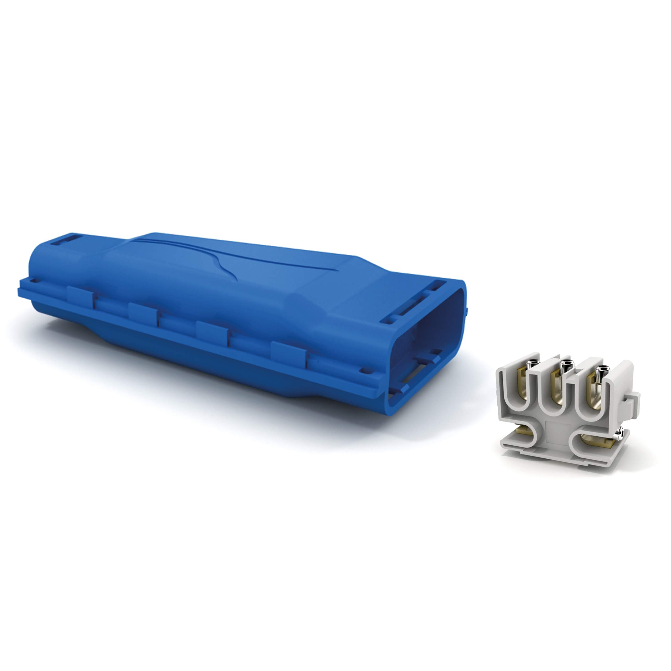 Etelec Giunto Isolamento Gel Connessione Derivazione Y Cavi Multipolari 5 Poli 0,6 1 Kv Morsettiera Inclusa Sezione Conduttori da 2,5 a 16 mm2 SH6516