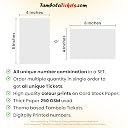 TambolaTickets.com-Wedding Marriage Double Classic Special tambola Tickets Bingo housie lotto (Printed on Hard Sheet, Big Size Tickets, 24 Cards) gallery image