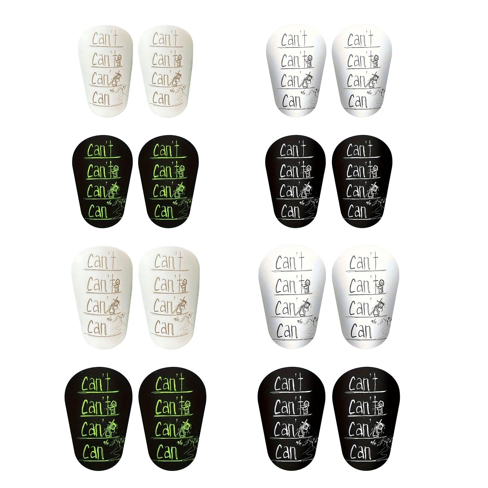 2X Mini Soccer Shin Guards Football Training Shin Guards for Kids Boys Girls XS White Black Letters | Team Sports | Soccer | Clothing, Shoes & Accessories | Protective Gear-picture-24