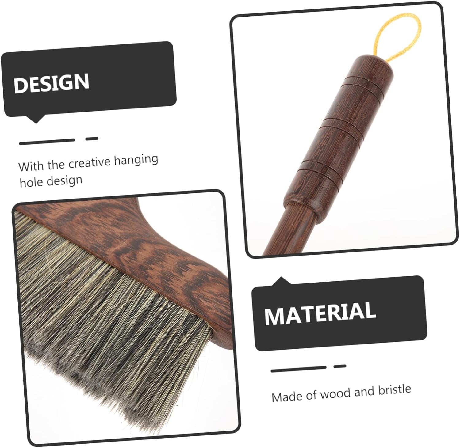 Cedar Broom Long Handle Broom for Floor Cleaning Soft Bristles Home Cleaning Device Dustpan Included