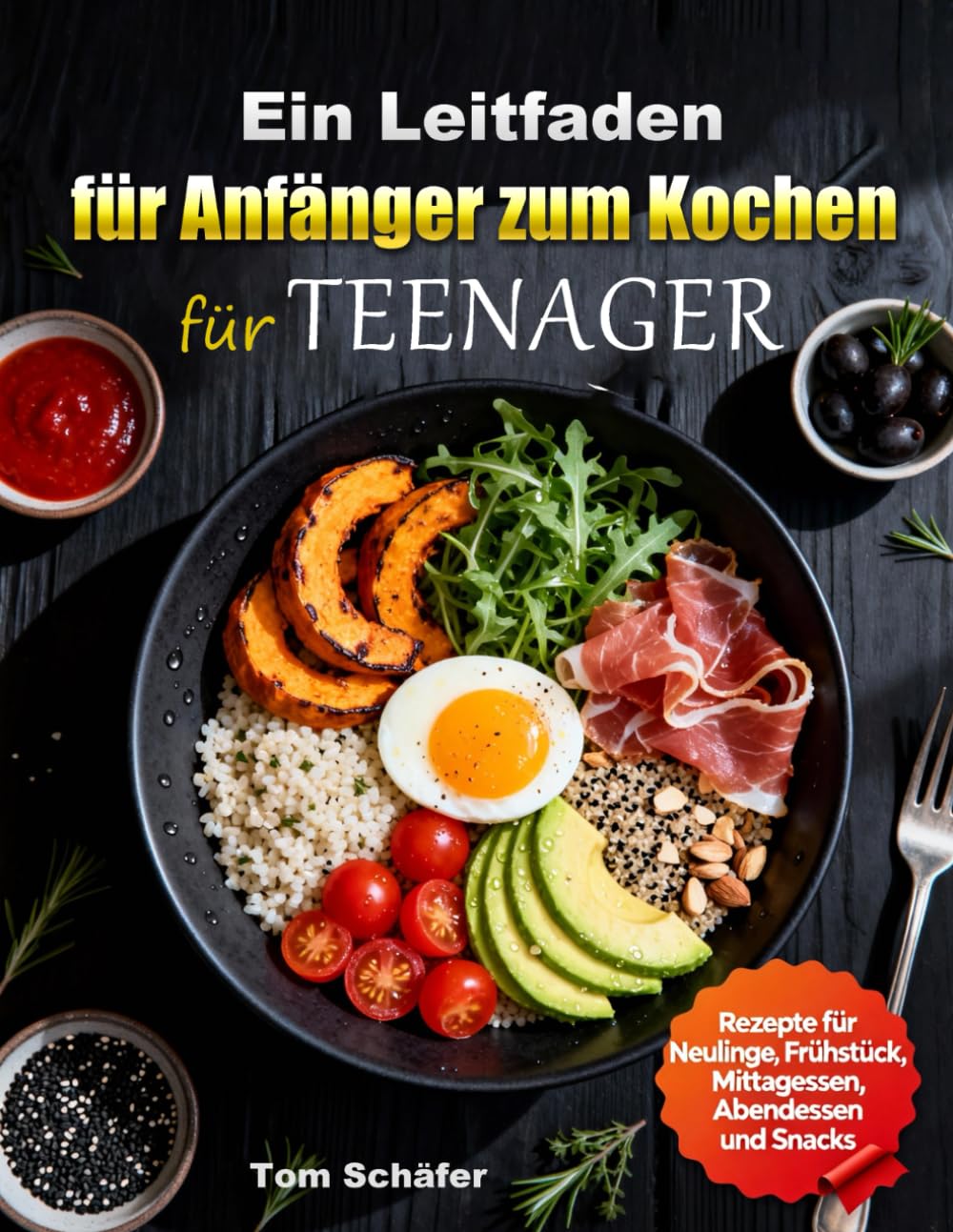 Ein Leitfaden für Anfänger zum Kochen für Teenager: Rezepte für Neulinge, Frühstück, Mittagessen, Abendessen und Snacks