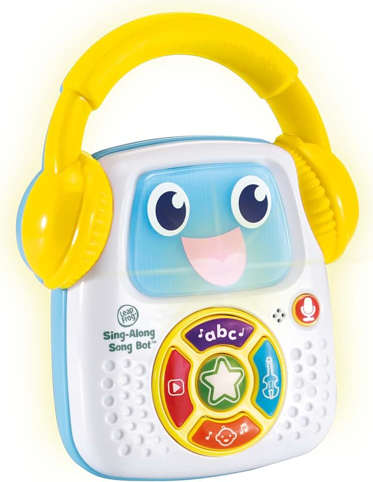 Sing-Along Song Bot, Music Toy with 3 Music Categories, Reco