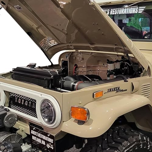 Miniatura 7 de Redline Tuning Sistema QuickLIFT Plus de capó 21-27002-02 compatible con Toyota Land Cruiser FJ40 1963-1982 (todos los componentes negros)