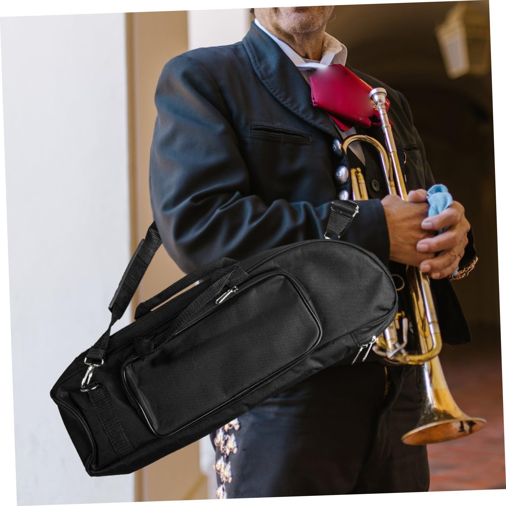 Gatuida Estuche Para Trompeta Antirrayas Funda Flexible Para Instrumentos De Viento Protector De Trompeta Para Exteriores