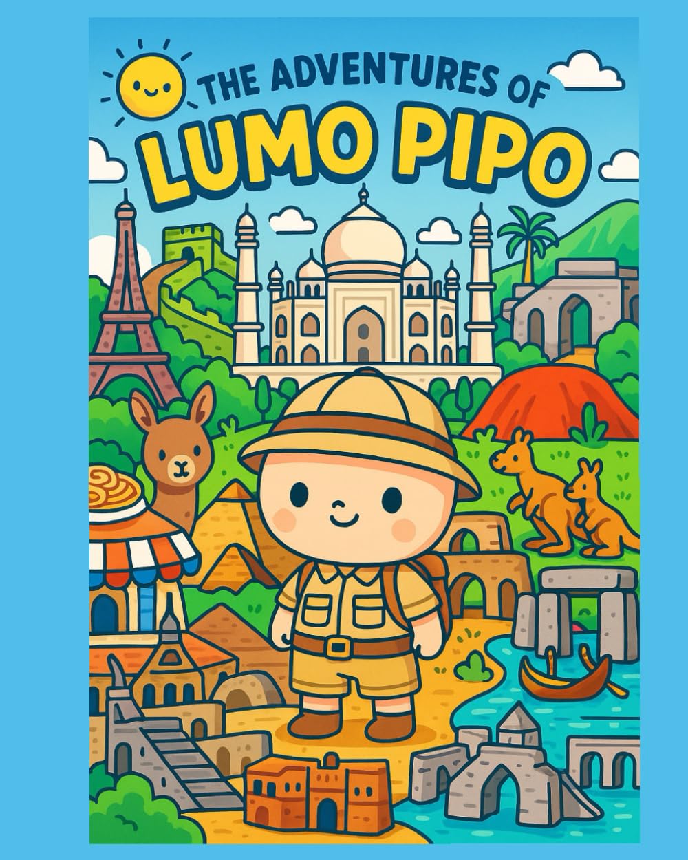 The Adventures of Lumo Pipo: A World Coloring Journey: 20 Cute Travel-Themed Coloring Pages + Fun Facts from Around the Globe (Lumo Pipo’s Adventures)