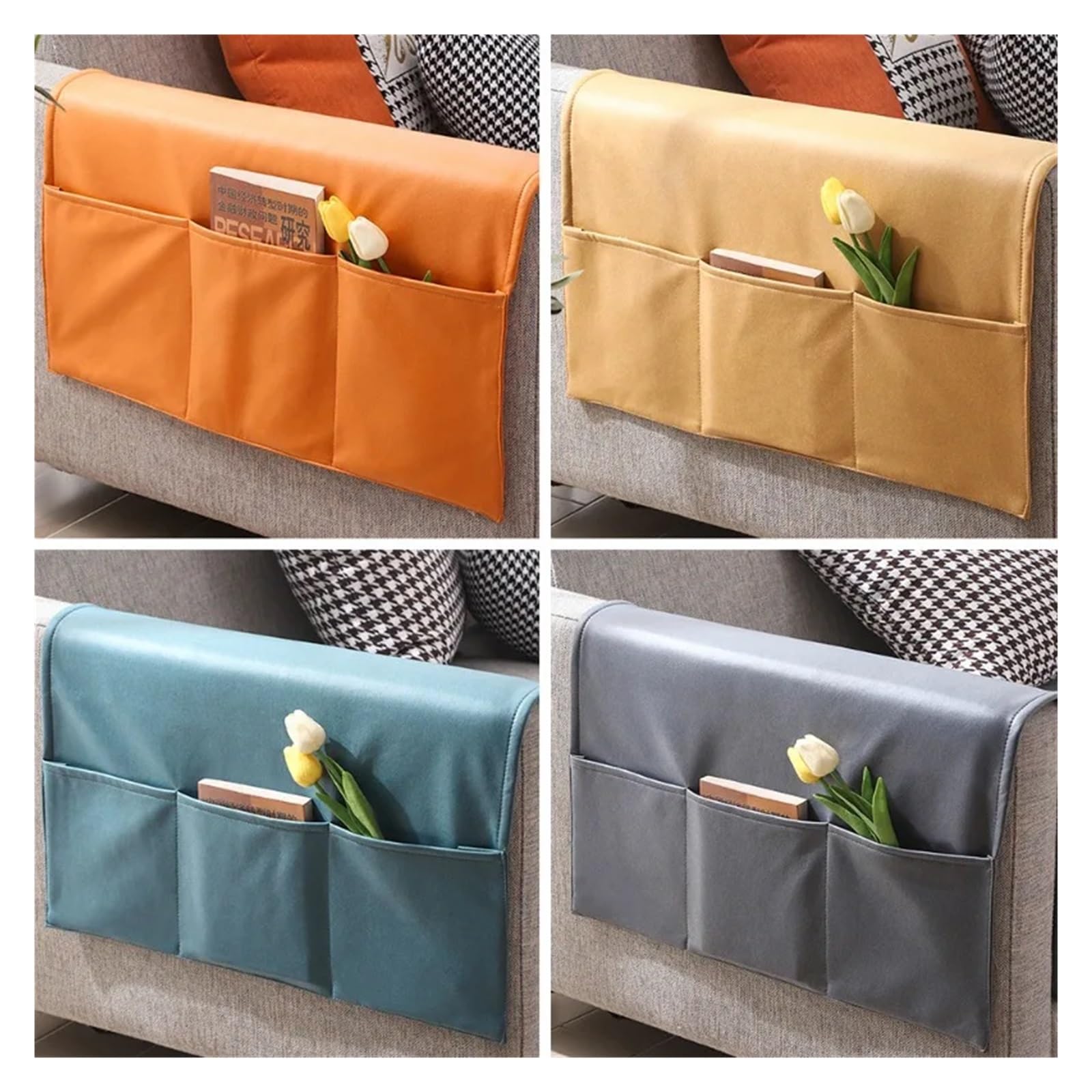 Copertura impermeabile per bracciolo del divano, antipolvere e antimacchia, morbida, per divano (03 giallo, 50 x 110 cm), perfetto per proprietari di casa e animali domestici.