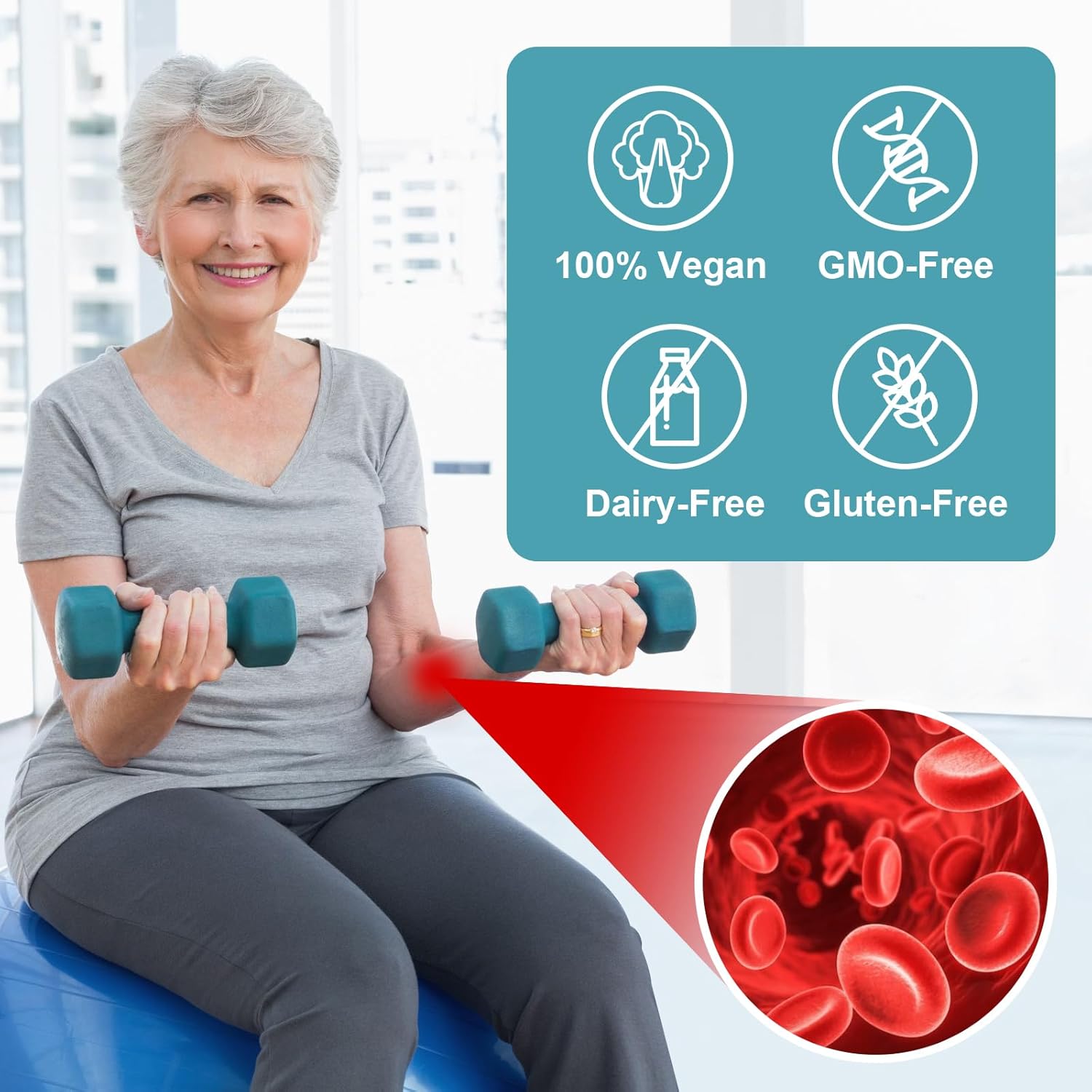 Lumbrokinase Supplement, 1.2 Million LKU - 120mg Capsules, Potent Nattokinase Alternative with Proteolytic Enzymes and Herbal Blend - Image 4