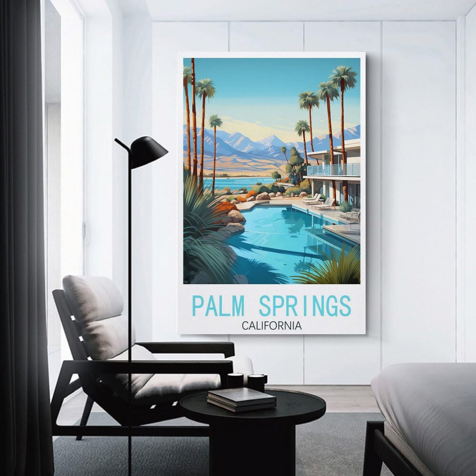 Amazon.com: GuYaNa Palm Springs California Vintage Travel Poster