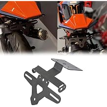 MOEXEXEX for RC390 rc390 2024 2023 2022 New Accessories Motorcycle Mudguard Eliminator Rear End Finishing Short Tail License Plate Mounting Bracket with Light
