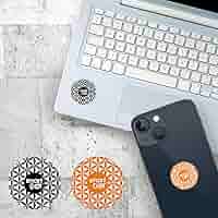 Amazon.co.jp: スマートステッカー 2個セット (カラー：ブラック