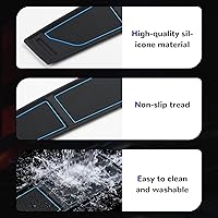 Vista 61 de Auovo Bandeja de cubierta para salpicadero compatible con accesorios Ford Bronco 2021 2022 2023 2024 2025 Compartimentos de silicona antideslizante