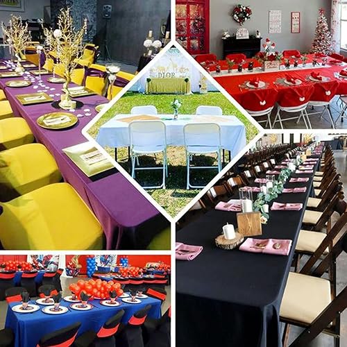 Miniatura 5 de Efavormart - Manteles de poliéster para banquetes y fiestas, 60 x 126 pulgadas