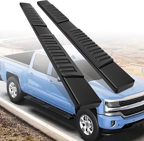 Estribos para Silverado y Sierra 1500 Crew Cab 2007-2018, barras laterales de aluminio para Chevy GMC Nerf Bar con antideslizante disponible en Yaxa Venezuela