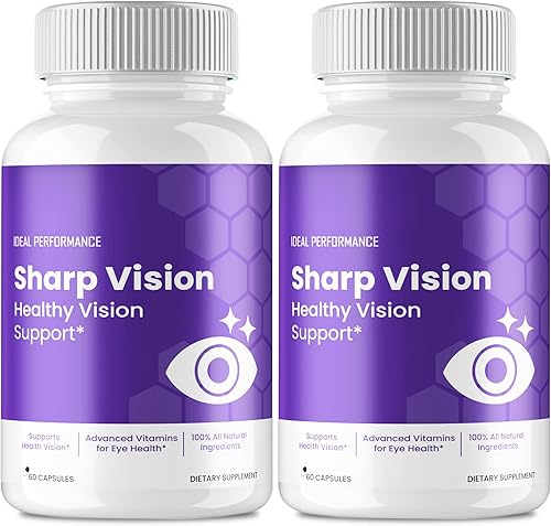 Sharp Vision Cápsulas de suplemento para ojos, suplemento Sharp Vision para píldoras de apoyo a la salud ocular, máxima fuerza, todo natural para