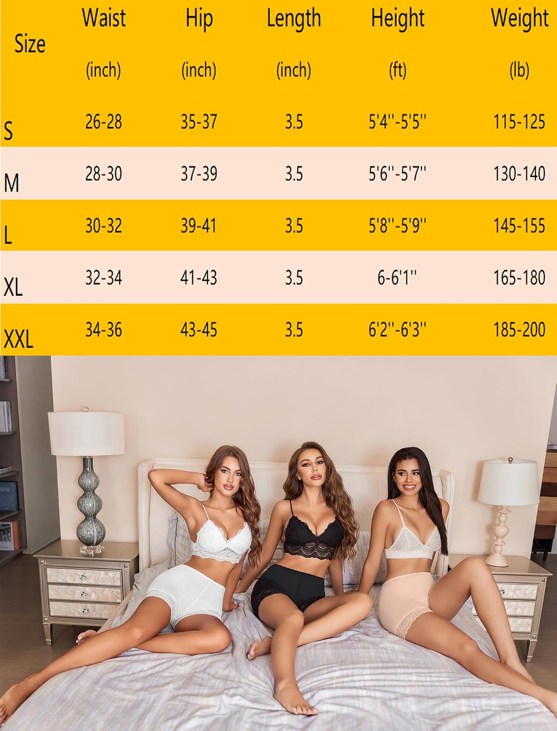 Avidlove Women's Under Shorts for Dresses Seamless Anti Chafe Underwear Smooth Boyshorts Lace Slip Shorts for Women