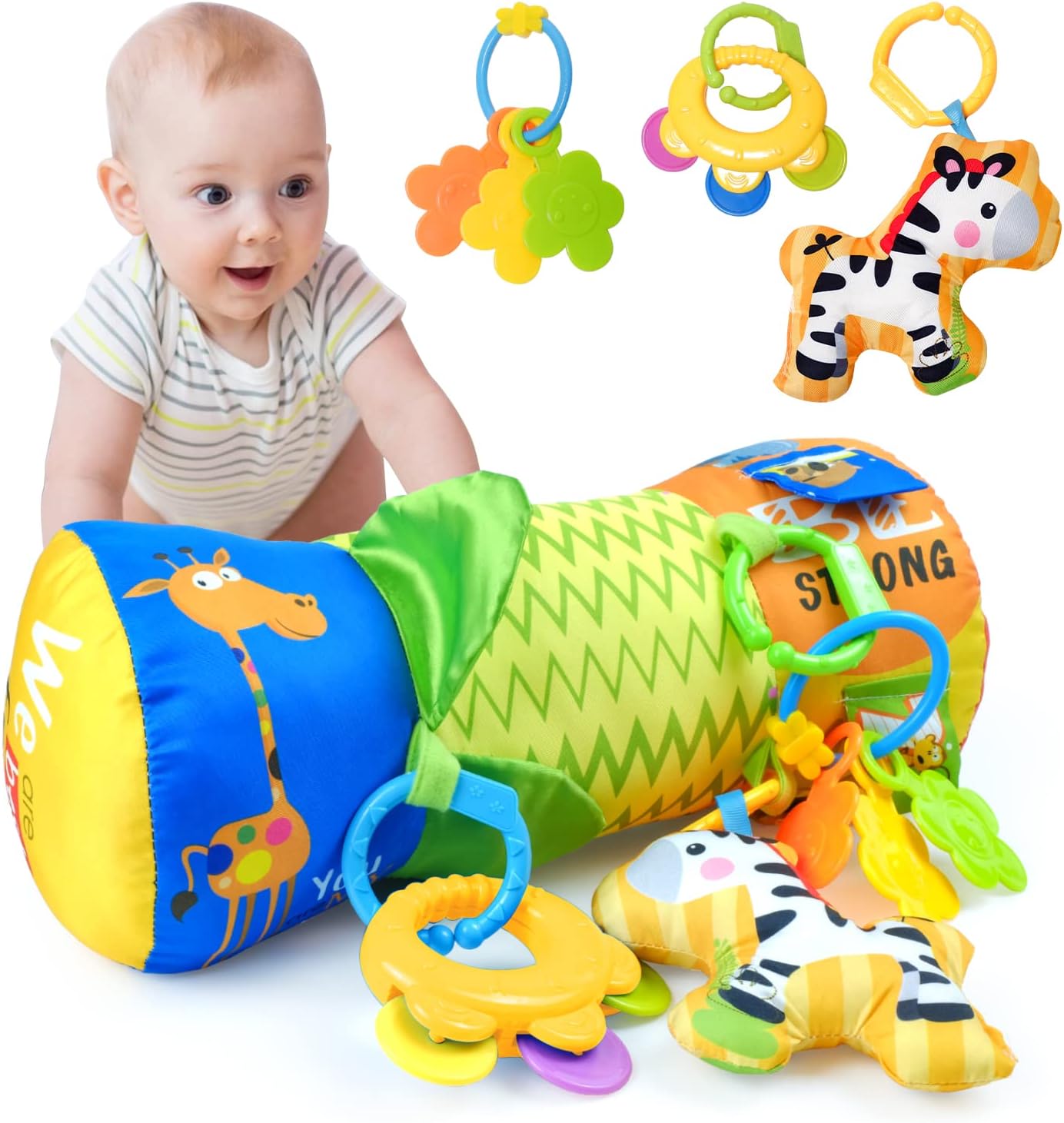 Niecase Baby Tummy Time Pillow Toys, Newborn Early