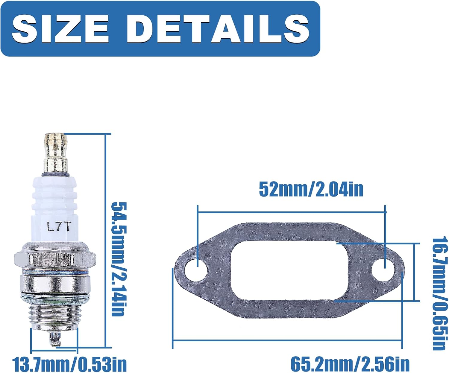 AUMEL 52mm Big Bore Top Cylinder End Kit For Husqvarna 362 365 371 371XP 372 372XP Chainsaw Replace 503 93 93 72, 503939372