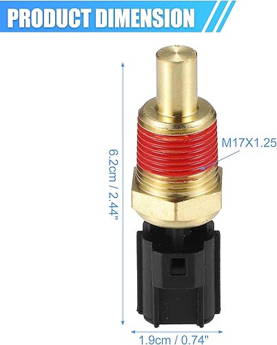 Miniatura 4 de uxcell Sensor de temperatura del refrigerante del motor No.56027873 para Jeep Grand Cherokee 2001-2007 Sensor de temperatura del agua