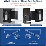 S7 Adjustable Anti-Theft Ring Video Doorbell Angle Mount Compatible with Ring Video Doorbell 1/2/3/4 Wi-Fi Enabled Video Doorbell