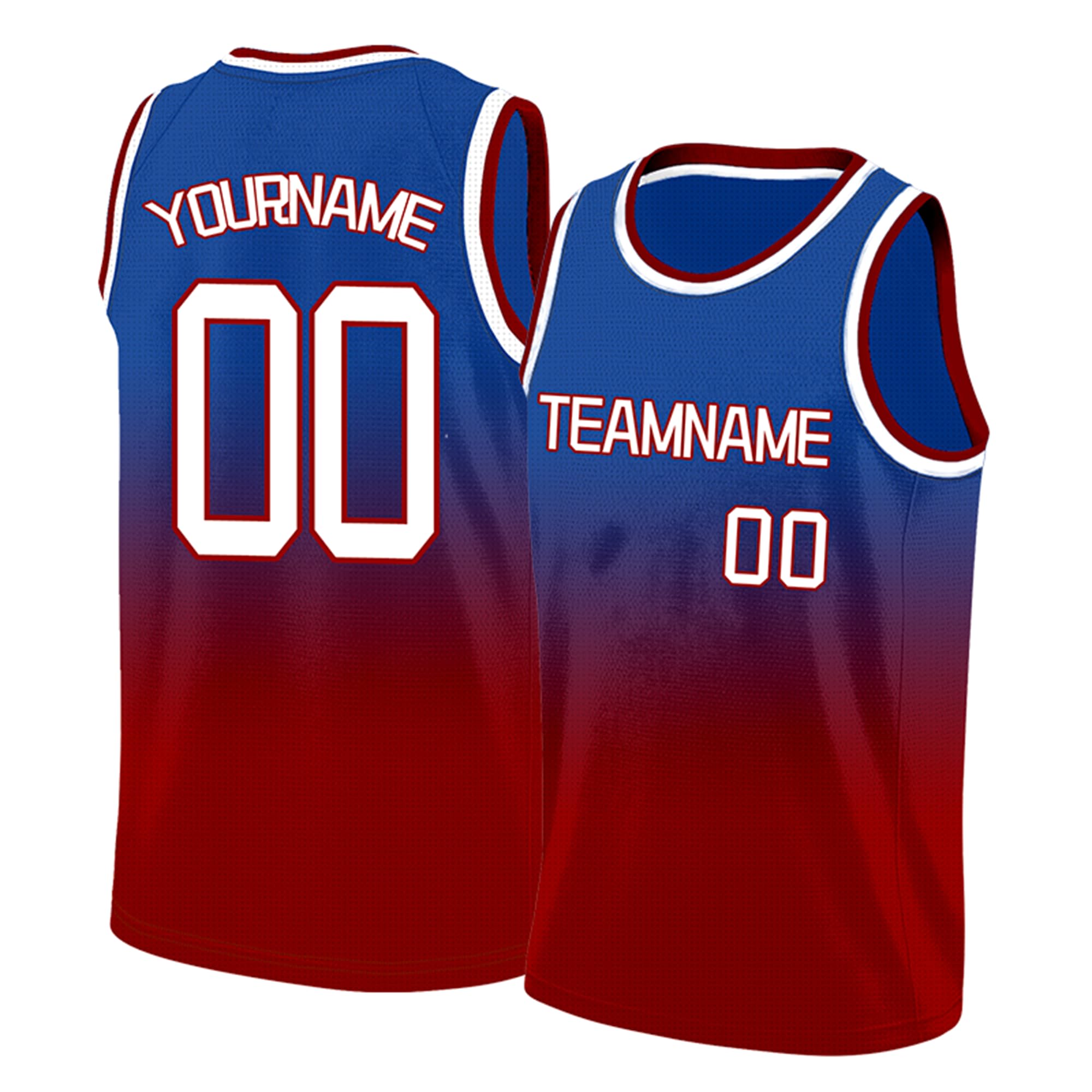 Custom Basketball Jersey - Printed or Embroidered Team Name, Number &amp; Logo, Athletic Shirt for Men, Boys &amp; Youth