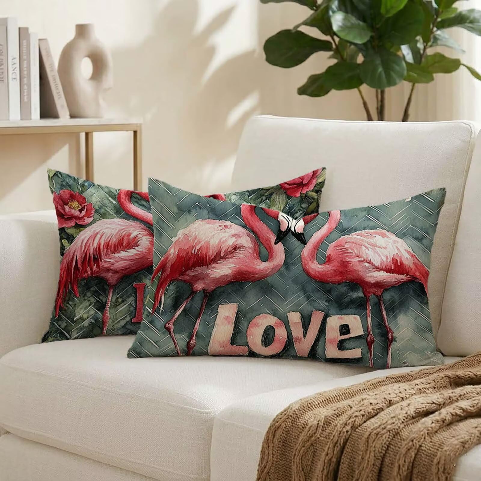 Housse coussin exterieur rectangulaire 50x80 taie oreiller canape salon