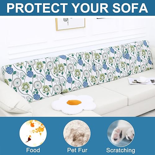 Miniatura 409 de Smiry Fundas de cojín de sofá con estampado, fundas de sofá elásticas y suaves para sofá, funda de sofá antideslizante lavable protector de muebles