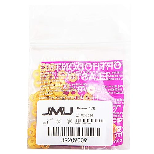 Miniatura 7 de JMU Orthodontic Elastics 18 Heavy 6.5 oz 100 unidades de bandas elásticas intraorales de látex dentales bandas de goma hechas en Estados Unidos