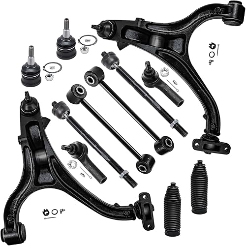 Miniatura 64 de Detroit Axle - Kit de suspensión delantera FWD de 12 piezas para Toyota Matrix Pontiac Vibe 2003 2004 2005 2006 2007 2008, 2 brazos de control