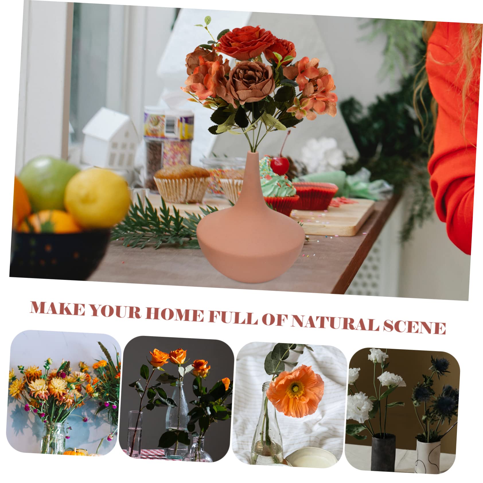 ABOOFAN 6 Stück Künstliche Pfingstrosen Hochzeits Party Künstliche Blumen Schmücken Simulationsstrauß Heimblume Heimdekoration DIY Blumen Kreative