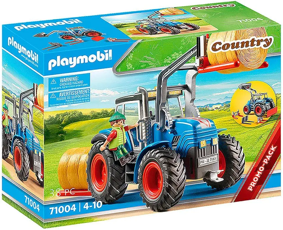 Playmobil Grande Trator Com Acessorios, Playmobil City Action - Sunny Brinquedos