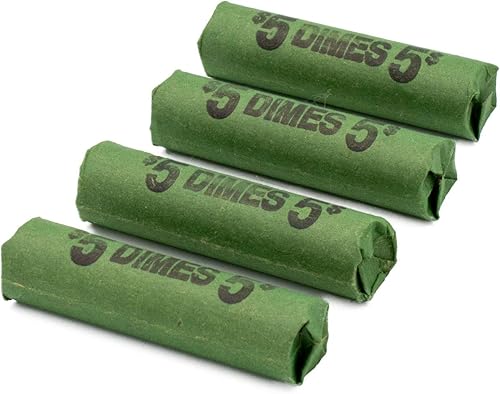 Miniatura 8 de Dime Flat Coin wrappers Solid Bundle, Verde, Negro 100
