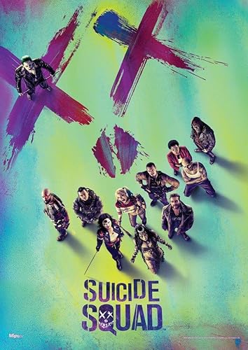 Miniatura 1 de MIGHTYPRINT DC Comics Suicide Squad - Película de 2016 - Arte de pared duradero de 17 x 24 pulgadas, no hecho de papel, coleccionable con licencia