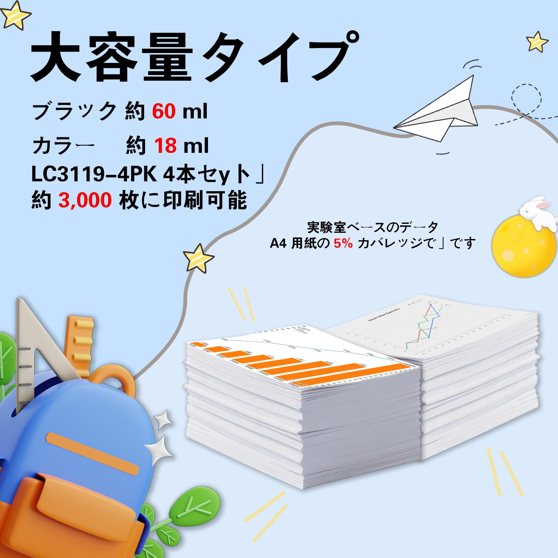 Amazon.co.jp: LC3119 LC3119-4PK ブラザー(brother) 用 インク lc3119