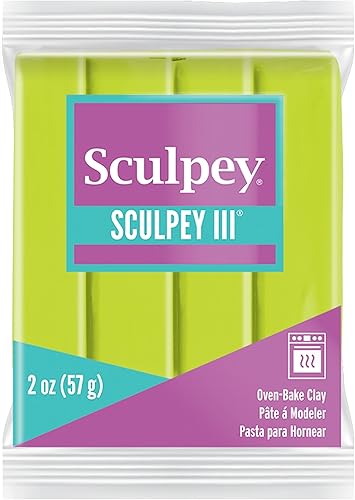 Sculpey Spring Green III - Arcilla para horno (2 onzas)