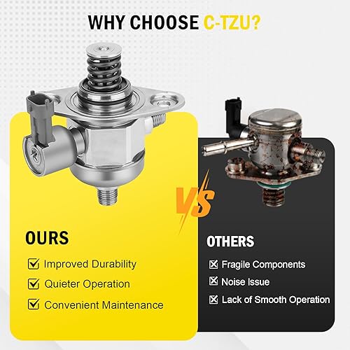 Miniatura 7 de 12626234 Bomba de combustible de alta presión compatible con Buick Enclave Chevrolet Traverse Cadillac STS CTS GMC Acadia 3.6L, 12658552 12647344