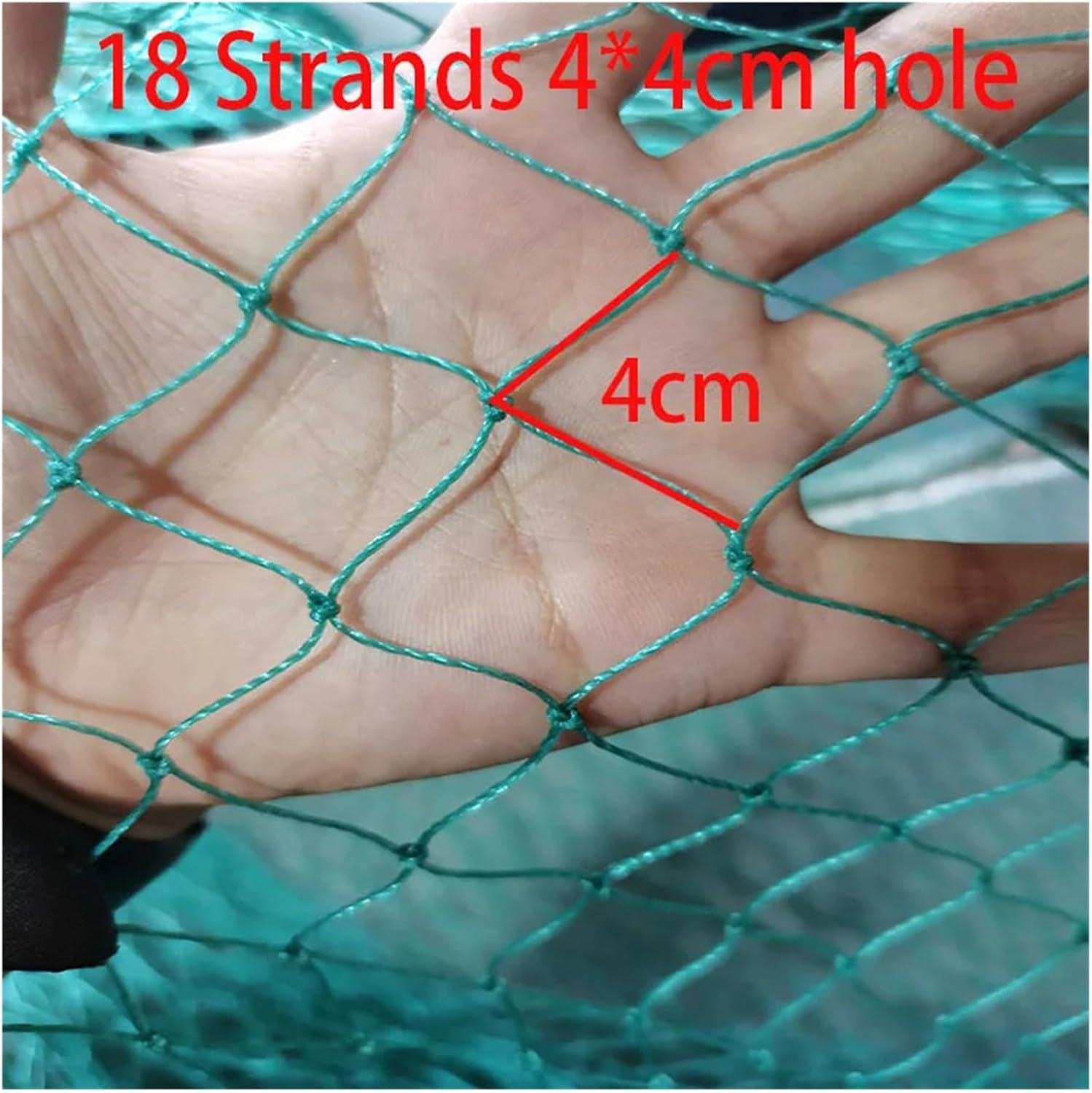 Nylon Anti Bird Netting Bird Net, Orchard, Garden Nets, Chicken Cage, Poultry, Breeding, Nylon Green,for Fish Pond, Prevent Animals(2M x 10M)