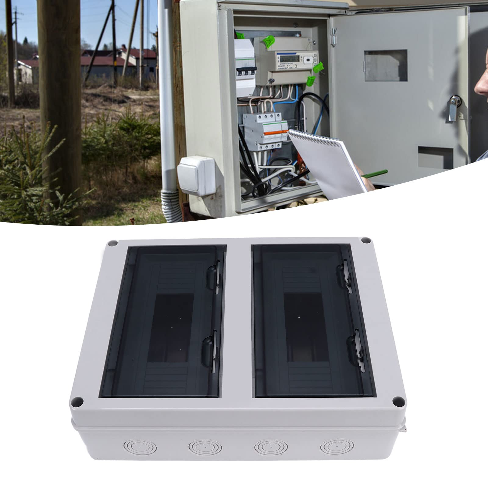 Boîtes de jonction, PC d'ABS de boîte de distribution durable de 24 manières d'opération facile pour l'extérieur