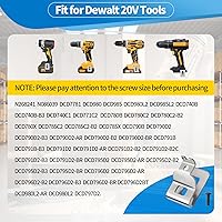 Vista 7 de 4 piezas de clips de cinturón para Dewalt, clip de repuesto premium de acero inoxidable 304, con tornillos, para Dewalt DCD7771 Compatible