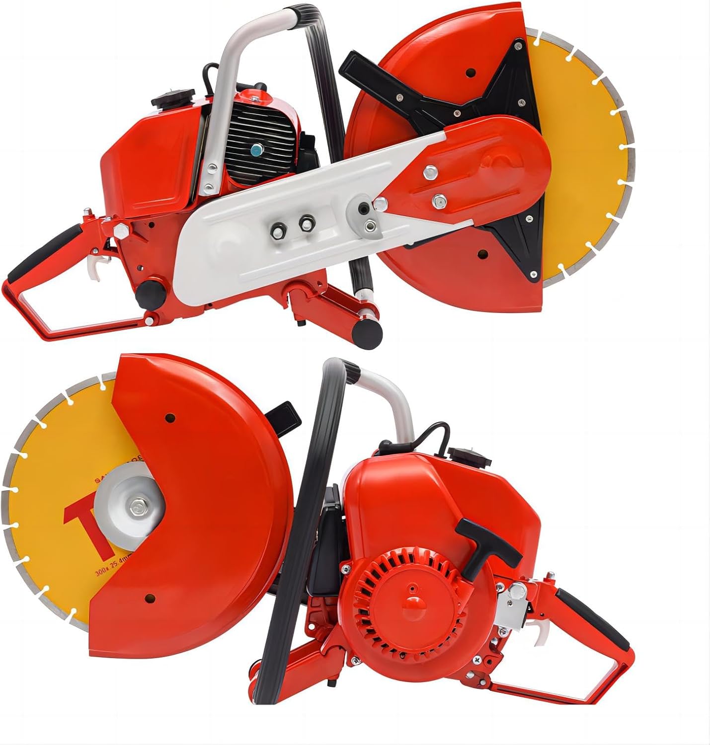 Concrete Saw 12'' Gas Powered Concrete Cutter 78.5CC 2Stroke Gasoline